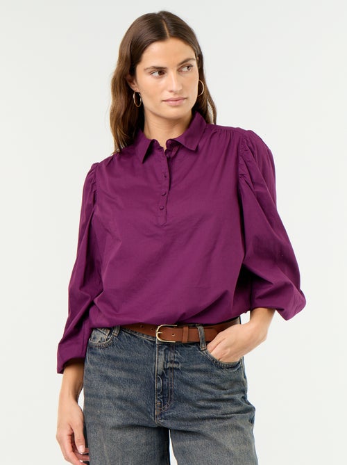 Camicia con collo abbottonato - Kiabi Camicia con collo abbottonato - Kiabi
