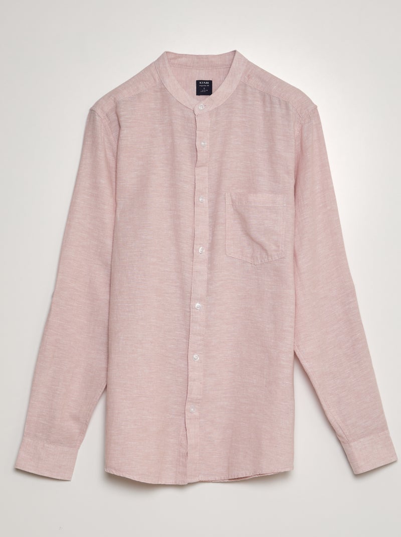 Camicia con collo alla coreana VIOLA - Kiabi