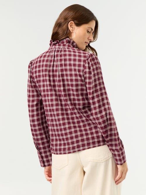 Camicia con collo alto a balze - Kiabi Camicia con collo alto a balze - Kiabi