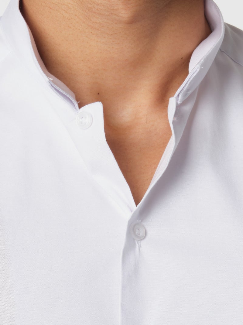 Camicia con collo rovesciato Bianco - Kiabi