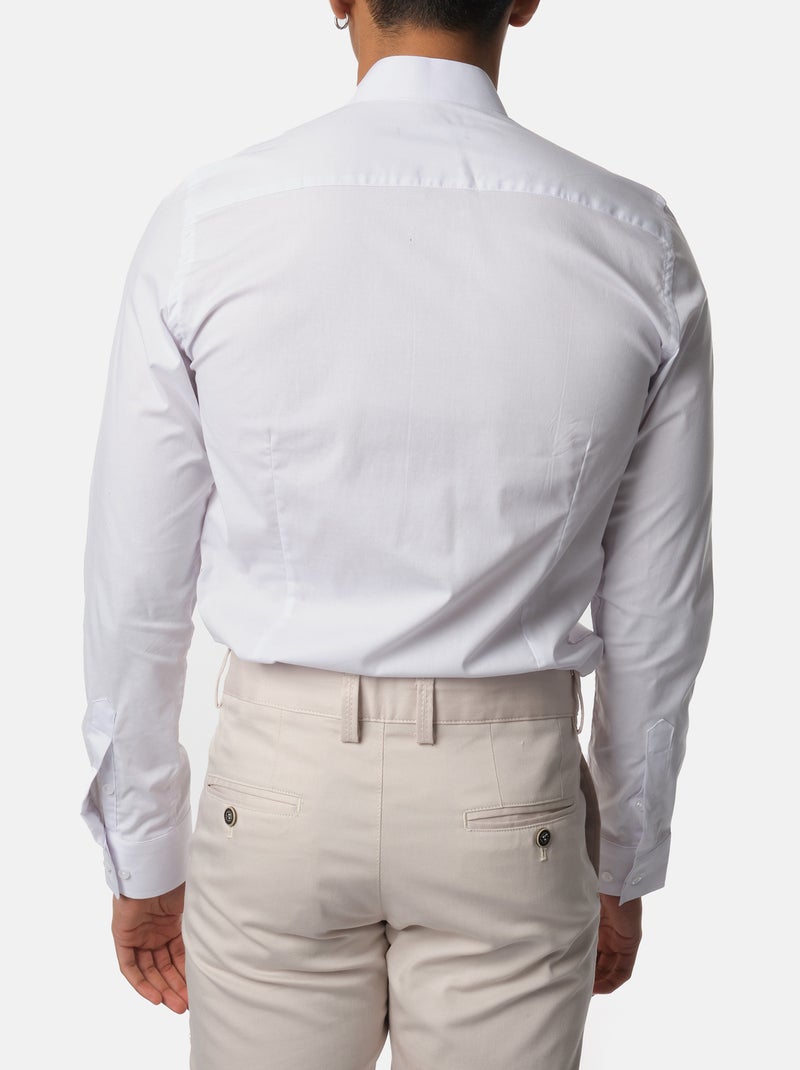 Camicia con collo rovesciato Bianco - Kiabi