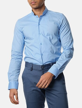 Camicia con collo rovesciato