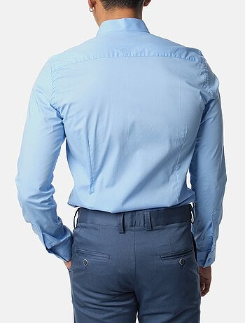 Camicia con collo rovesciato