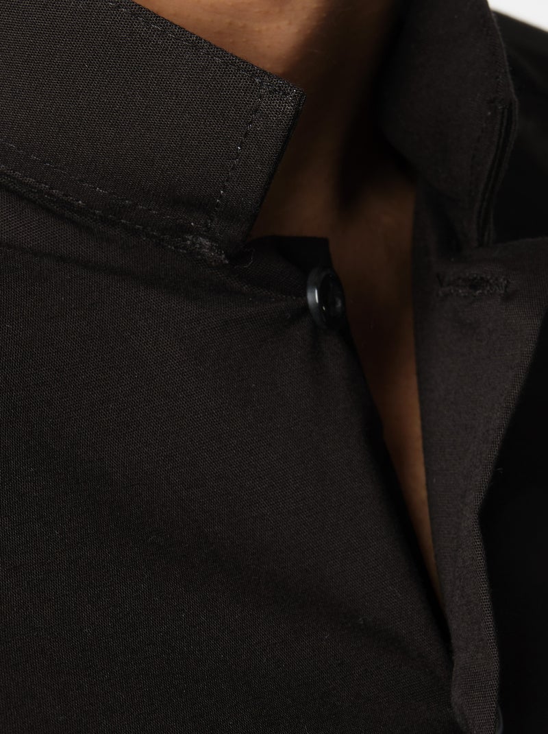 Camicia con collo rovesciato Nero - Kiabi