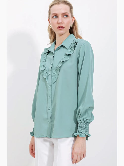 Camicia con dettagli a volant bdart - Kiabi Camicia con dettagli a volant bdart - Kiabi