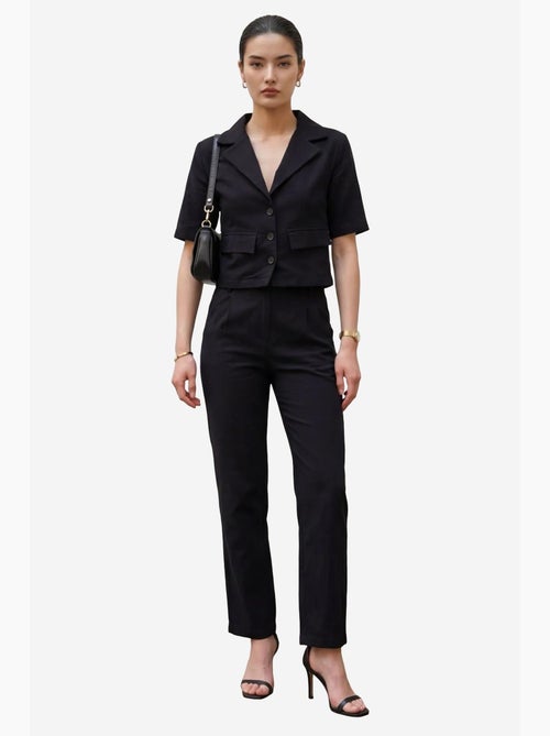 Camicia con dettaglio tasca e pantaloni set due pezzi my fashion - Kiabi Camicia con dettaglio tasca e pantaloni set due pezzi my fashion - Kiabi
