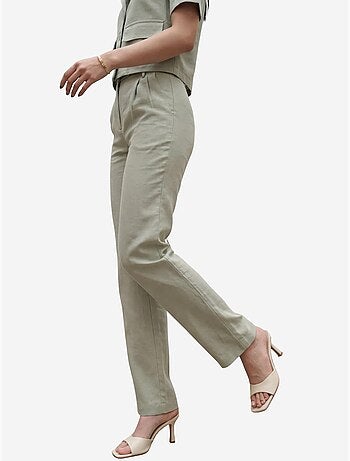 Camicia con dettaglio tasca e pantaloni set due pezzi my fashion