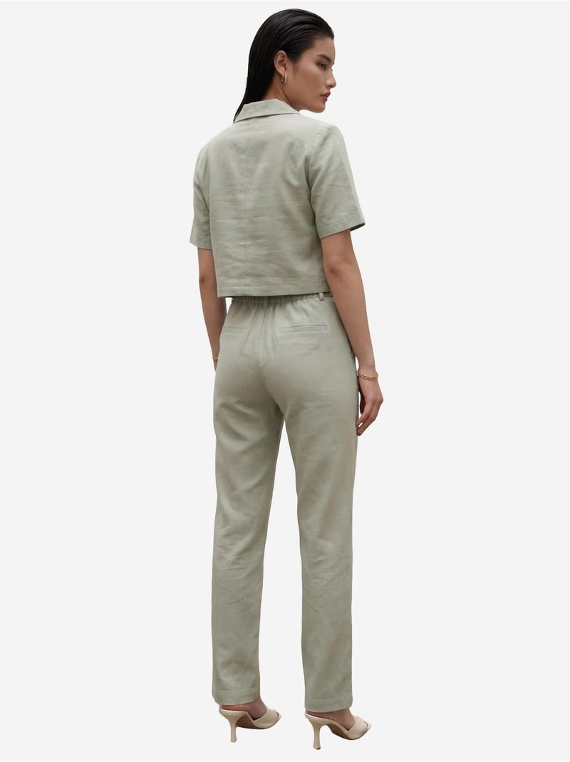 Camicia con dettaglio tasca e pantaloni set due pezzi my fashion Verde pastello - Kiabi
