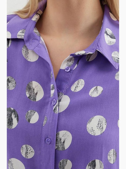 Camicia con fantasia a nodo frontale bdart - Kiabi