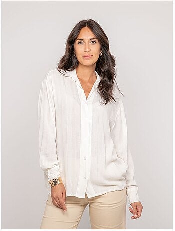 Camicia con filo lurex ODAYA