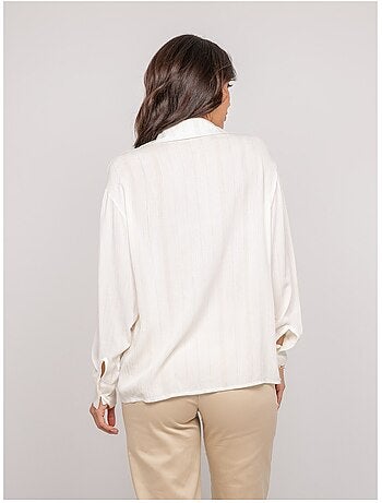 Camicia con filo lurex ODAYA