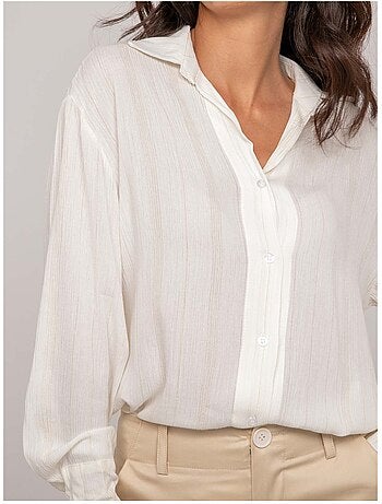 Camicia con filo lurex ODAYA
