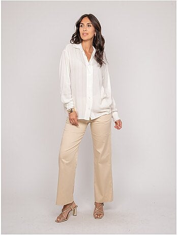 Camicia con filo lurex ODAYA