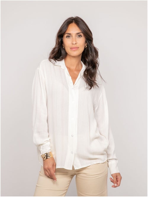 Camicia con filo lurex ODAYA - Kiabi Camicia con filo lurex ODAYA - Kiabi