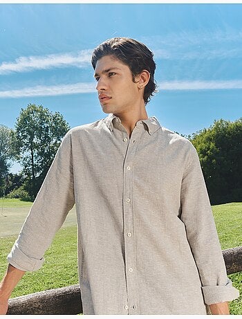 Camicia con lino, MO Fashion