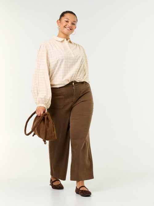 Camicia con maniche a palloncino - Kiabi