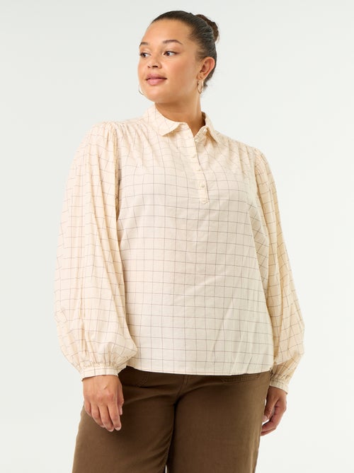 Camicia con maniche a palloncino - Kiabi