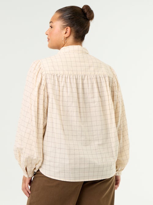 Camicia con maniche a palloncino - Kiabi