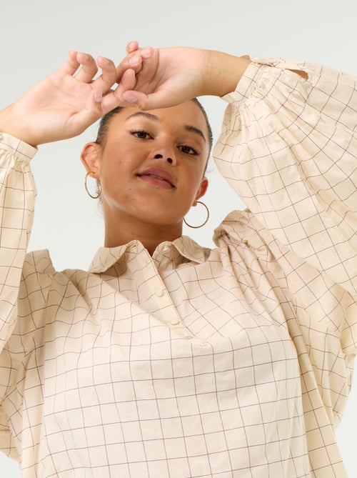 Camicia con maniche a palloncino - Kiabi