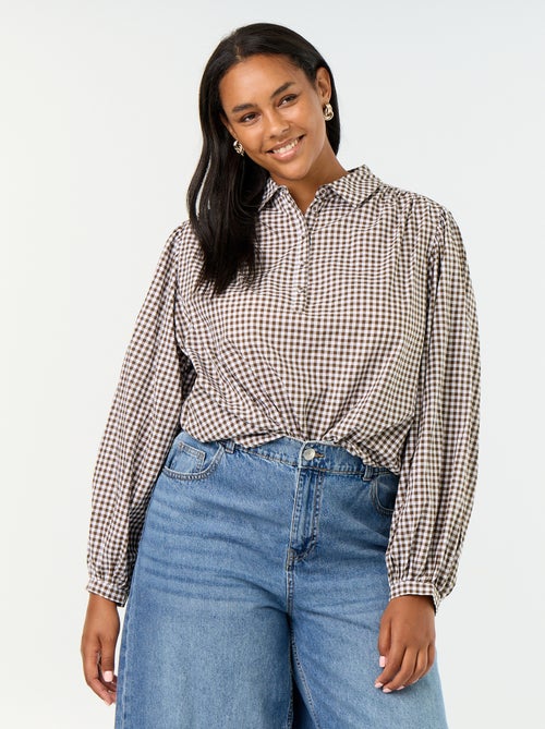 Camicia con maniche a palloncino - Kiabi