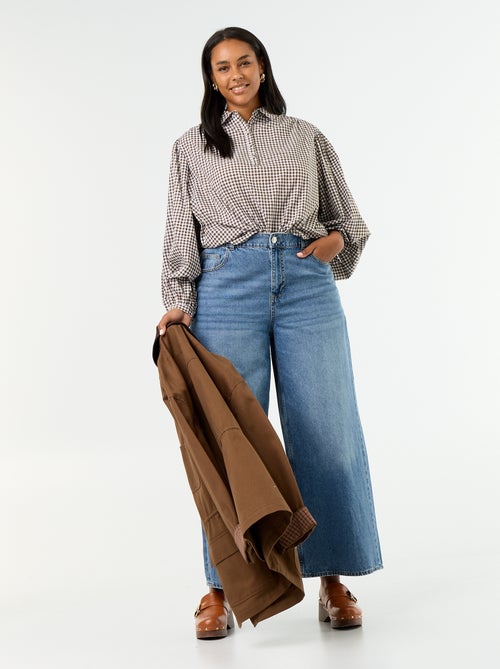 Camicia con maniche a palloncino - Kiabi