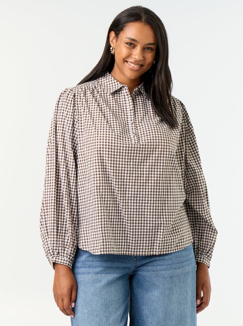 Camicia con maniche a palloncino - Kiabi