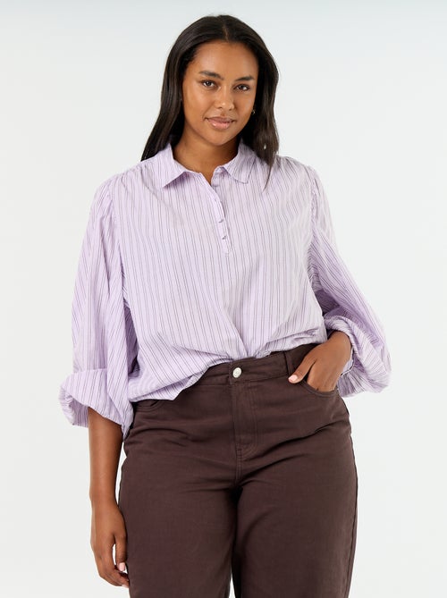 Camicia con maniche a palloncino - Kiabi