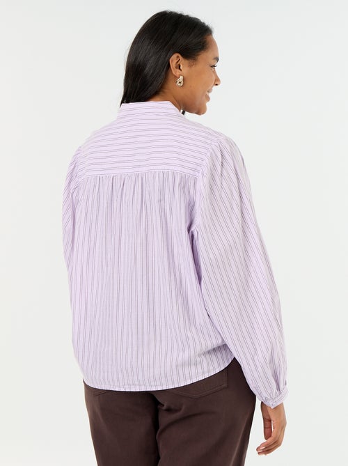 Camicia con maniche a palloncino - Kiabi