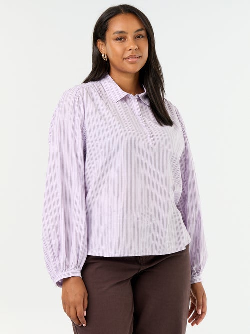 Camicia con maniche a palloncino - Kiabi