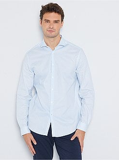Camicia con micro motivo +190 cm - Kiabi