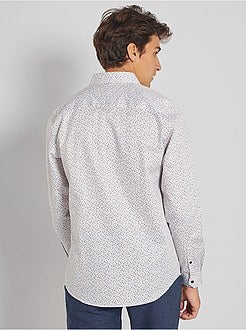 Camicia con micro motivo - Kiabi