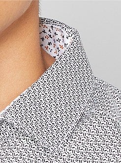 Camicia con micro motivo - Kiabi