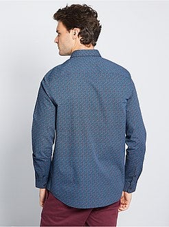 Camicia con micromotivi + 190 cm - Kiabi