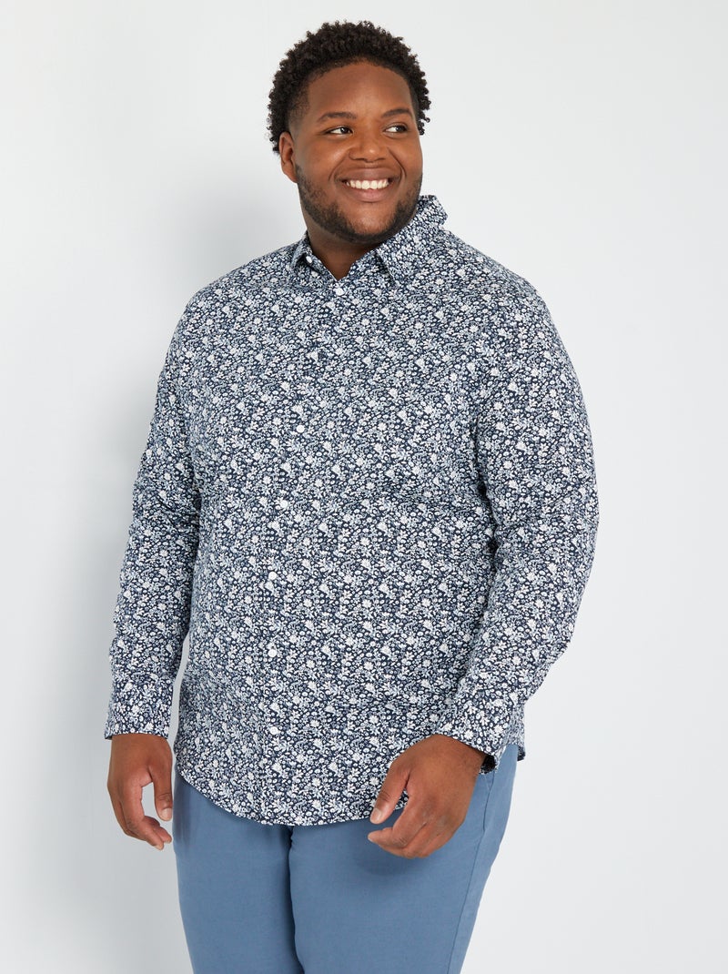 Camicia con motivo BLU - Kiabi