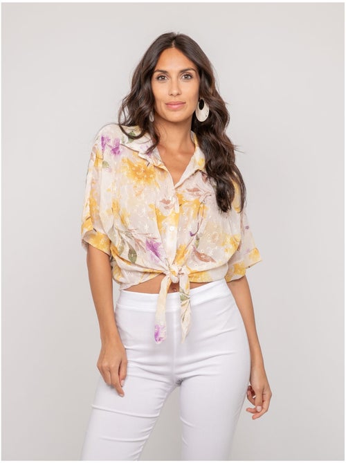 Camicia con motivo e ricamo OWANIE - Kiabi