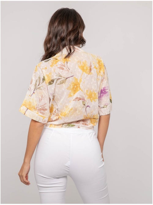 Camicia con motivo e ricamo OWANIE - Kiabi