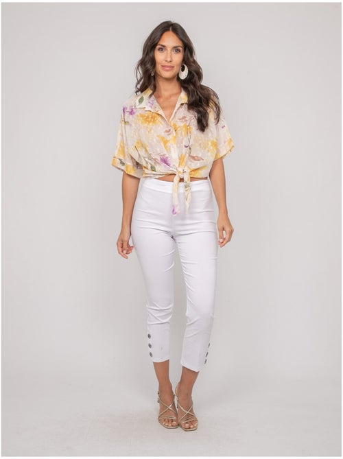 Camicia con motivo e ricamo OWANIE - Kiabi