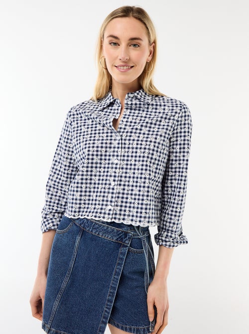 Camicia con ricami all over - Kiabi