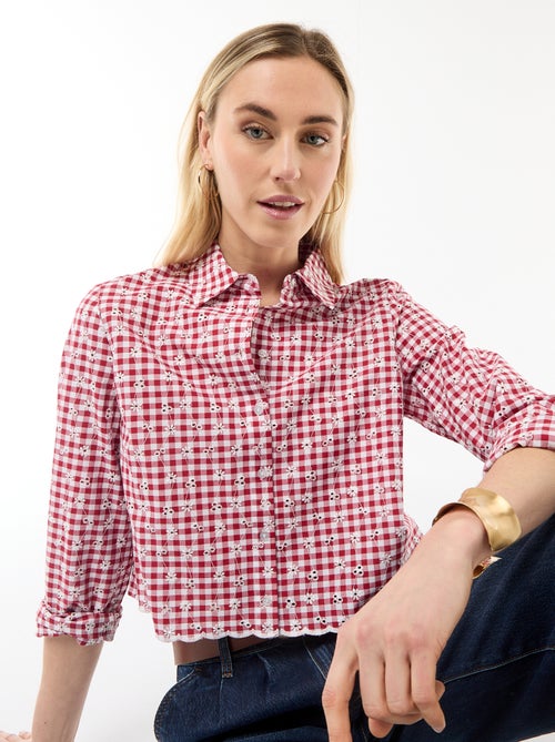 Camicia con ricami all over - Kiabi