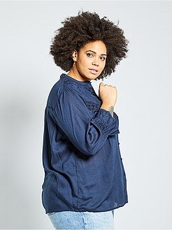 Camicia con ricamo a punto inglese - Kiabi