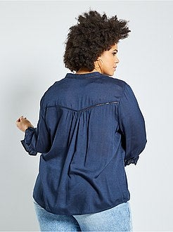 Camicia con ricamo a punto inglese - Kiabi
