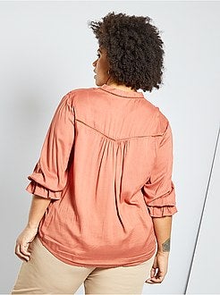Camicia con ricamo a punto inglese - Kiabi