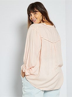 Camicia con ricamo a punto inglese - Kiabi
