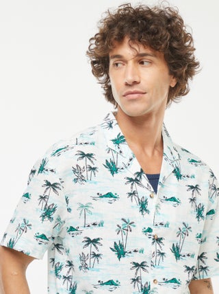 MAOAEAD Camicia A Maniche Corte Oxford Da Uomo Estiva Casual Comoda - Foto 4