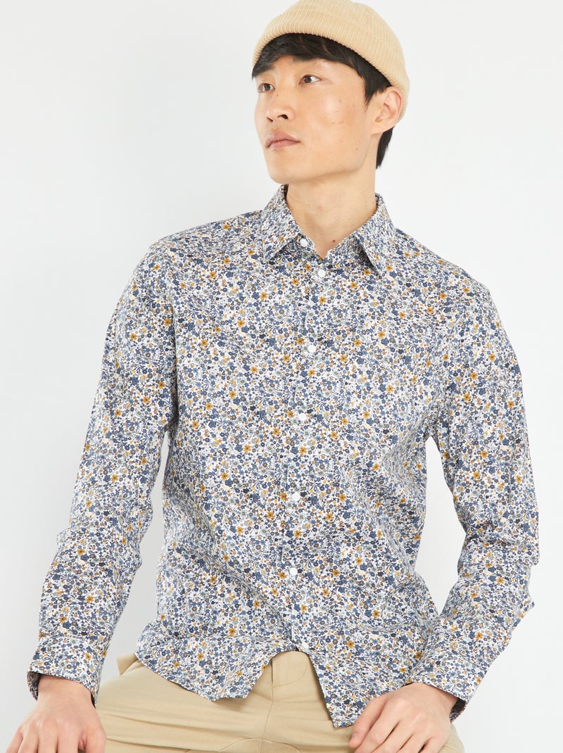 Camicia con stampa BIANCO - Kiabi