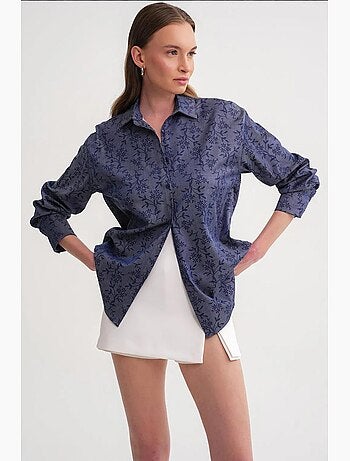Camicia con stampa floreale mixray