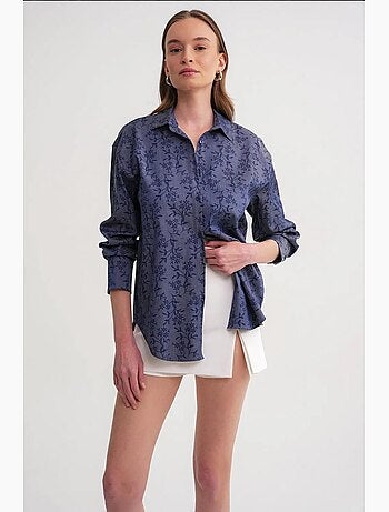 Camicia con stampa floreale mixray