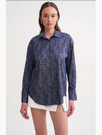 Camicia con stampa floreale mixray