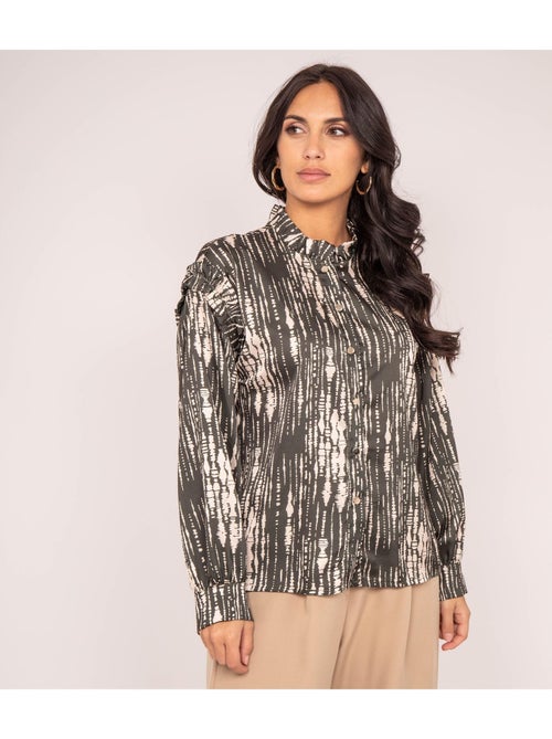 Camicia con stampa in raso OBONE - Kiabi