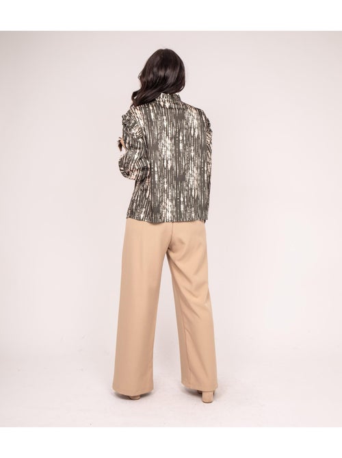 Camicia con stampa in raso OBONE - Kiabi